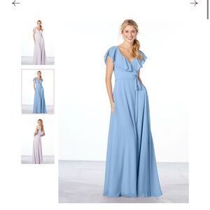 Elegant Blue Maxi Dress